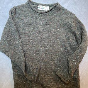 Aran Crafts - Fisherman Sweater - Speckled Moss